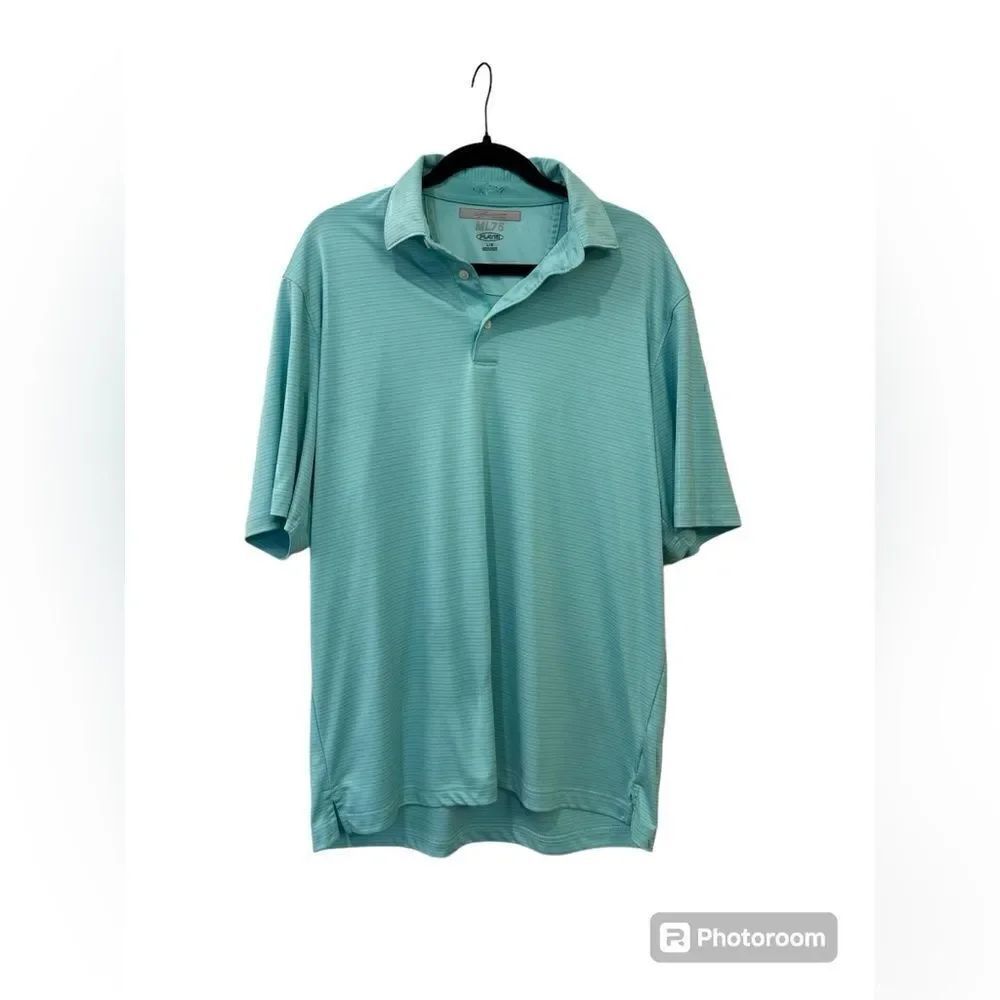 Greg Norman Size Large ML75 Play Dry Golf Polo Collared Short Sleeve Shirt